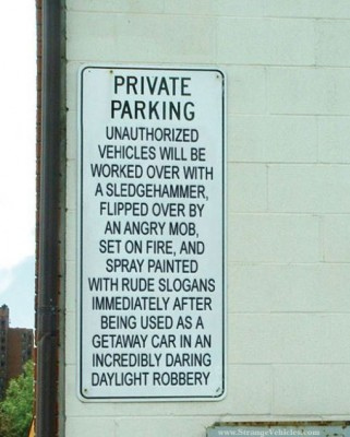 Funny Pictures No-parking
